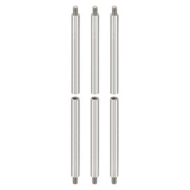 PATIKIL 6pcs M4 Standoffs, M4 55+6mm Spacer Standoffs Steel Threaded Standoffs Screws Kit 4mm ID 6mm OD Metric Male Female Thread Adapters for Circuit Board PCB RC Drones Motherboard