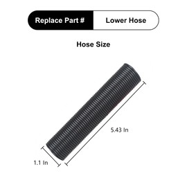 CPAI Lower Nozzle Hose, Replacements for Bissell Iconpet Cordless Vacuum Cleaner,Compatible with 2791,2792,2746A,2894A,22889 (2 Pack)