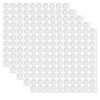 500pcs Cabinet Door Bumpers,Circular Self-Adhesive Clear Rubber Bumpers,Sound Dampening Cabinet