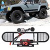 RC Front Bumper with 2 Round LED and Winch Remote