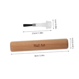 OATIPHO Diy Nail Art Tools Dual Head Replacement Brush Set Professional Nail Art Supplies