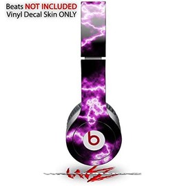 Skin Decal Wrap Works with Original Beats Solo HD Headphones Electrify Hot Pink Skin Only (Headphones NOT Included)