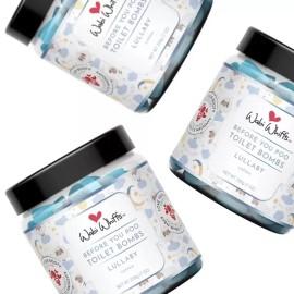 WABI WHIFFS LULLABY TOILET BOMBS 60 COUNT HEART SHAPED-BRAND NEW