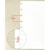 QWORK® Paper Hole Punch for Refillable Notebooks - Fits A4,