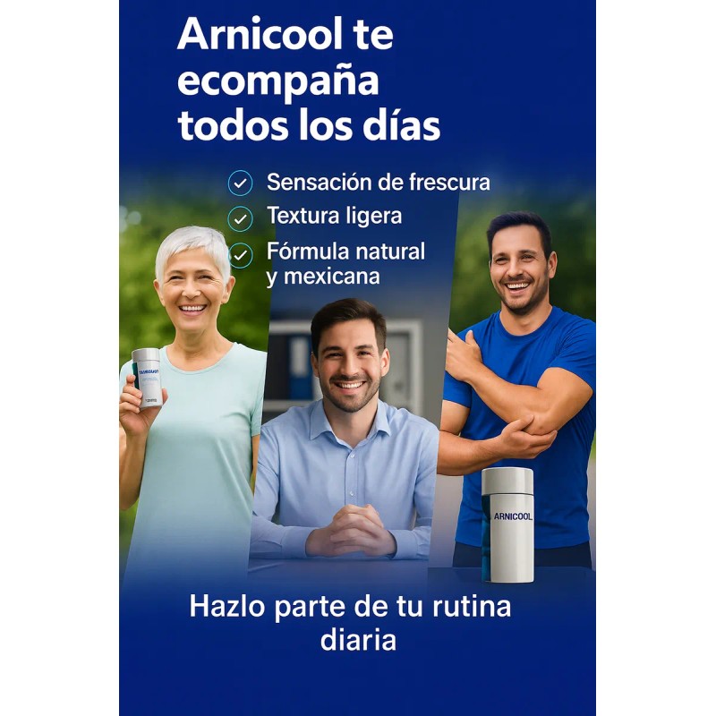 Pack 3 Gel Árnica Caléndula Arnicool 130g Sensación Frescura Mentol