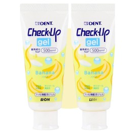 【2個セット】Check Up Gel Banana 60g Fluoride-Infused Gel for Children's Oral Care monomoshop Original Logo Package T