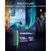 DIGIERA 128GB CT100 microSDXC UHS-I Memory Card with Adapter -