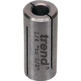 Trend Collet Sleeve, 8mm to 9.5mm Reduction Sleeve for Smaller Shank Cutters, CLT/SLV/895