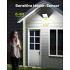 JACKYLED Motion Sensor Flood Lights, 113 LED Cool White Solar