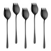 8.5-inch Wide Stainless Steel Spoons Forks for Fruit, Salad Noodle