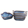 LIUYWYHCF Ceramics Au Gratin baking Dishes Set of 4, Baking