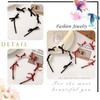 Inateannal 2 Pieces Bow Pearl Headbands for Wedding Bridal Cute