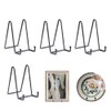 Kozdtiz Easel Stand Plate, Set of 4 Iron Easel, Decorative