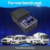 Center Console Armrest Organizer with Upgraded 7-Color Mood Lighting Center