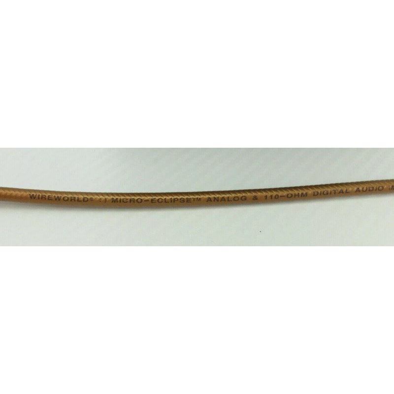 WireWorld Micro Eclipse 7 RCA Audio Interconnect cables 1 meter