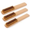 MAXMAN Brass Brush 3Pcs, Soft Brass 8 Rows 20 Bristles
