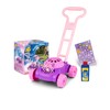 PUSTEFIX Bubble-Mower Lawn Mower Pink I Soap Bubbles Children's Set