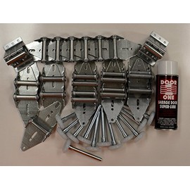 Garage Doors Building & Hardware Roller Wheel & Hinge KIT - Two car Door 8' Tall Doors