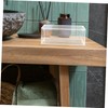 VILLFUL Laundry Room Organizer Clear Storage Box with Lid Desktop