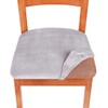 smiry Stretch Chair Seat Covers for Dining Room, Velvet Dining
