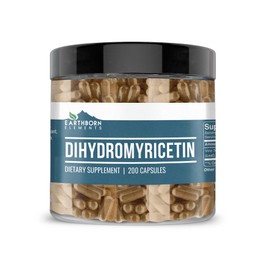 Earthborn Elements DHM Dihydromyricetin 200 Capsules, Pure & Undiluted, No Additives