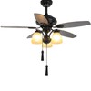 Black 30.48 cm Metal Ceiling Fan Zipper Kit, Decorative Fan