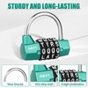 NBYT Letter Combination Padlock,Short Word or Acronym Lock, Gym Changing
