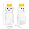 Lainrrew 10 Pcs 8 Fluid Oz Honey Jar, Plastic Bear