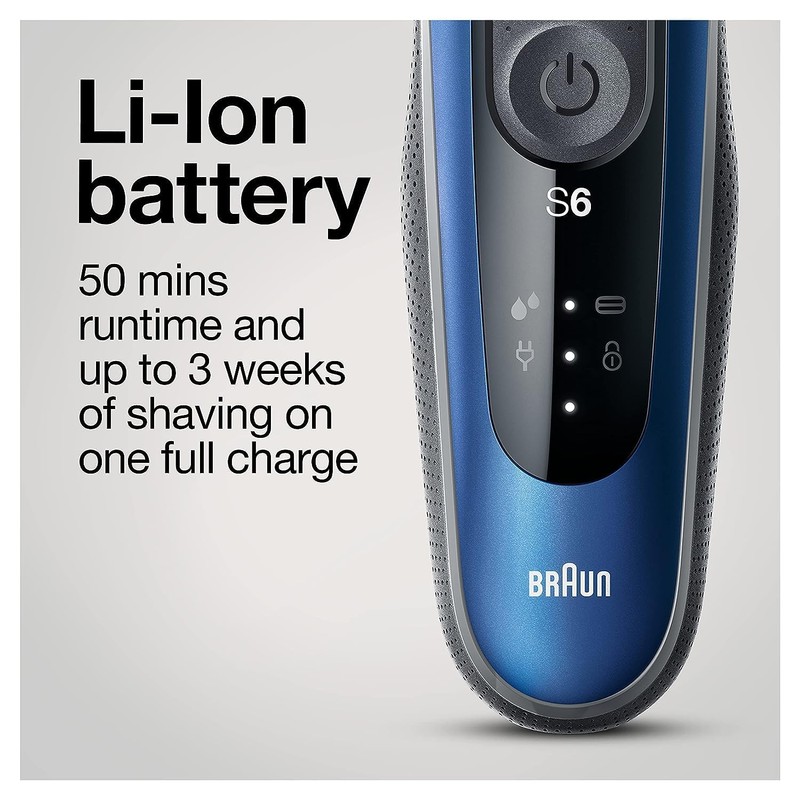 Braun Series 6 6040cs Electric Shaver with Charging Stand, Precision