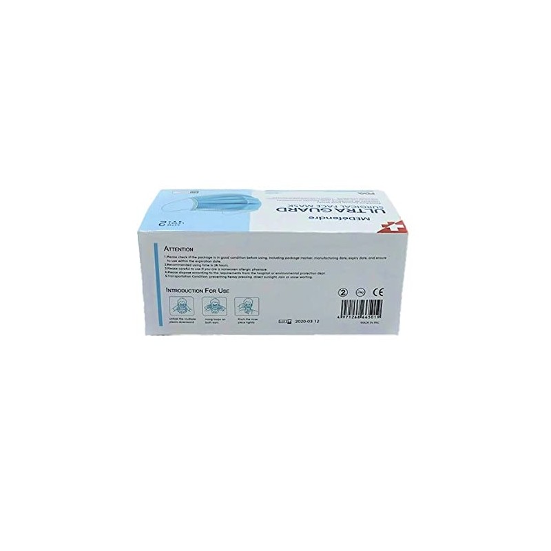 Surgical Masks, 50 Pieces, Medical Use, Breathable, High Performance, Non-Woven