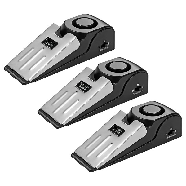 Door Stop Alarm Wedge for Door Door Stopper with Non-Slip