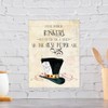 MAD HATTER BONKERS Retro Metal Sign 267mm x 200mm