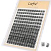 Leefrei Eyelash Cluster 10-18mm Wispy Eyelash Clusters D Curl DIY