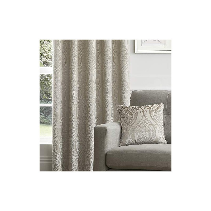 Curtina Chateau-Jaquard Cushion Cover, Polyester, Natural, 43x43cm