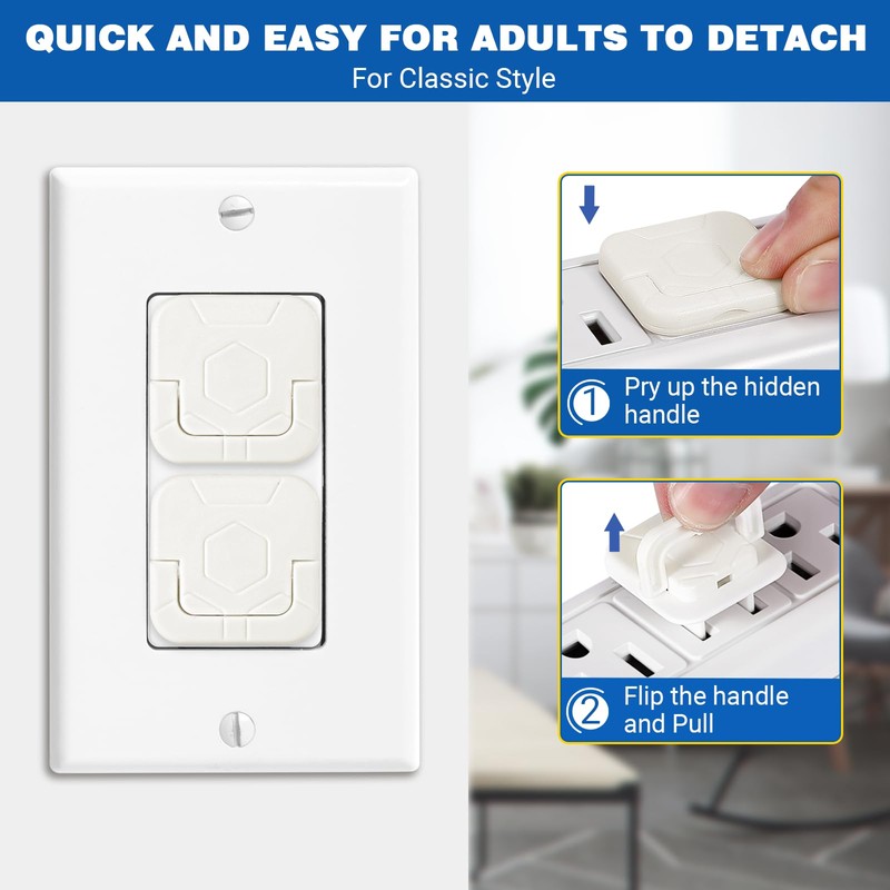 Outlet Covers Baby Proofing, 60 Pack Child Proof Plug Socket
