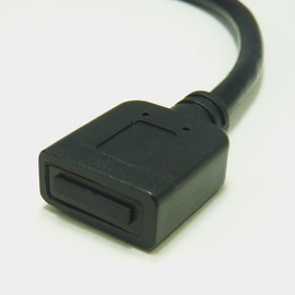 Techno Baines USB3.0 Micro-B Type Cap (Black) No Knob 6pcs/Pack USB3MCBCK-B0-6