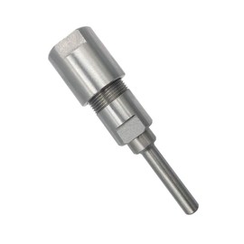 Eyech Heavy Duty Stainless Steel 1/4 Inch Shank Router Collet Extension Rod Trimming Engraving Machine Extender Chuck Holde Extender Adapter Woodworking Milling Bit for 1/4 Inch Shank Drill Bit