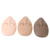 3pcs Eyelash Mannequin Head Lash Extension Training Practice Head with