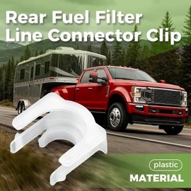 Generic For Rear Fuel Filter Line Connector Clip For Powerstroke/Ford 6.7L 2017 and newer, white