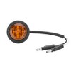 Maxxima M09410Y Amber 1-1/4" Round LED Low-Profile Clearance Marker Light