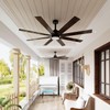 Lovinouse 72" Ceiling Fan with Lights and Remote Control,Outdoor Indoor