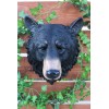 Ebros Large Olympic Black Bear Head Wall Decor Plaque 16"Tall