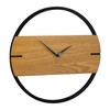Relaxdays Wall Clock Wood Look Modern Analogue Clock for Kitchen,