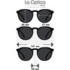 La Optica B.L.M. Unisex Round Retro Sunglasses in Various Colours,