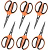 GROWNEER 6 Packs Trimming Scissors Teflon Coated Non Stick Blades