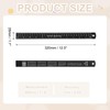 PATIKIL 30cm/12 inch Metal Ruler, Aluminum Alloy Metric Ruler with