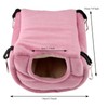 Windproof Warm Parrot Nest Plush Hammock Hanging Swing Bed Cave