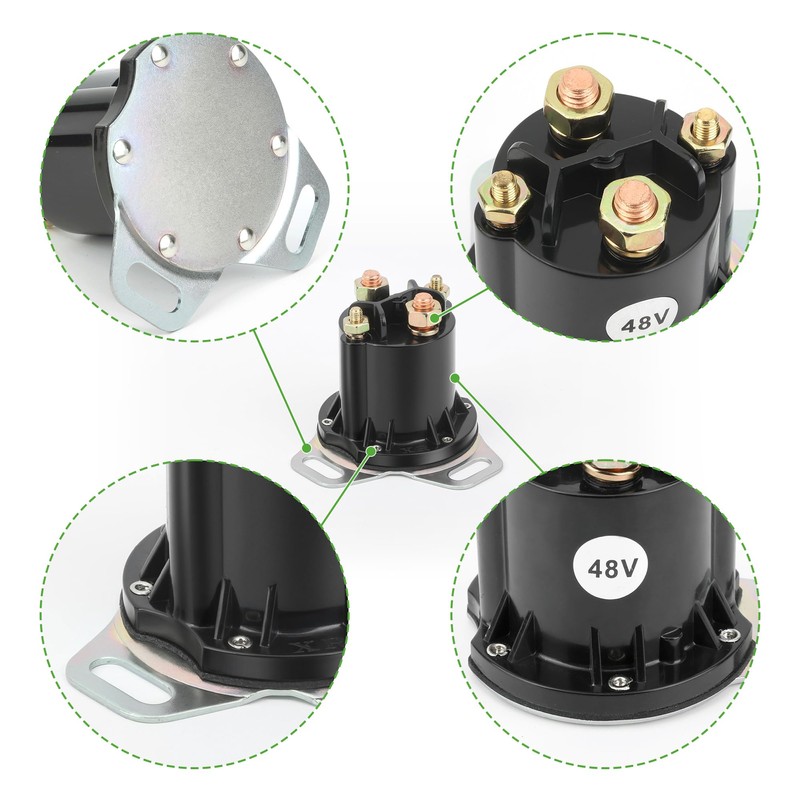 10L0L Golf Cart 48V Solenoid for EZGO RXV, 4 Terminal
