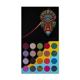 The Wahala Palette - 20 Bold and Intense Shades for All-Day Wearability - Makeup, Cosmetic Makeup Berry Chrome Dark Brown Lavender Matte Metallic