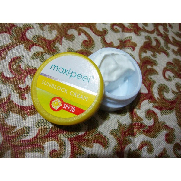 Maxi Peel Sunblock Cream with SPF 20 25g Genuine Philippines Imported